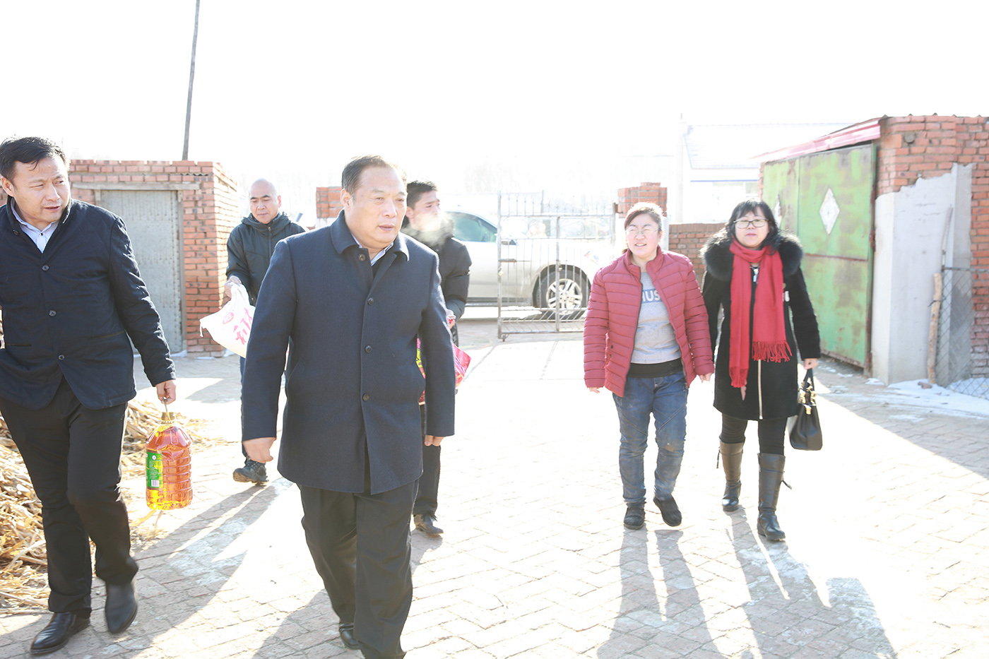 遼寧鑫豐礦業(yè)集團黨支部、工會春節(jié)前夕走訪慰問